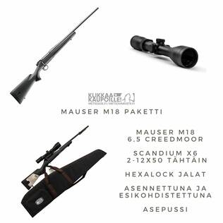 Mauser M18 6,5 Creedmoor Kivääripaketti - Kiväärit 6,5 - 80106324pkt2 - 1